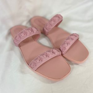 Stuart weitzman rosita Floral jelly sandal 8.5